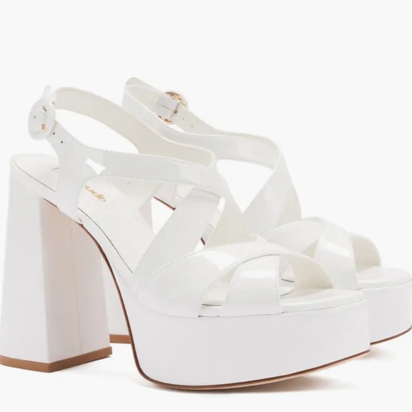 Larroudé Bee Ankle Strap Platform Sandals - Picture 1 of 6